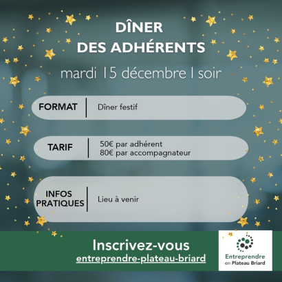 Diner des adhérents 2026